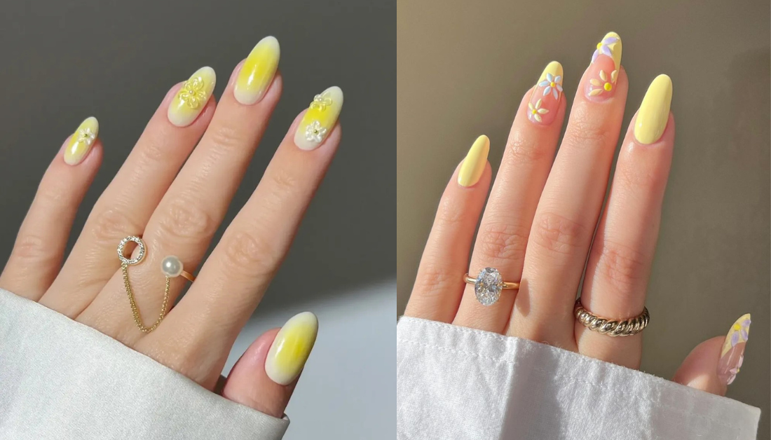 Butter Nails with Gold Accents Guide: Get the Look